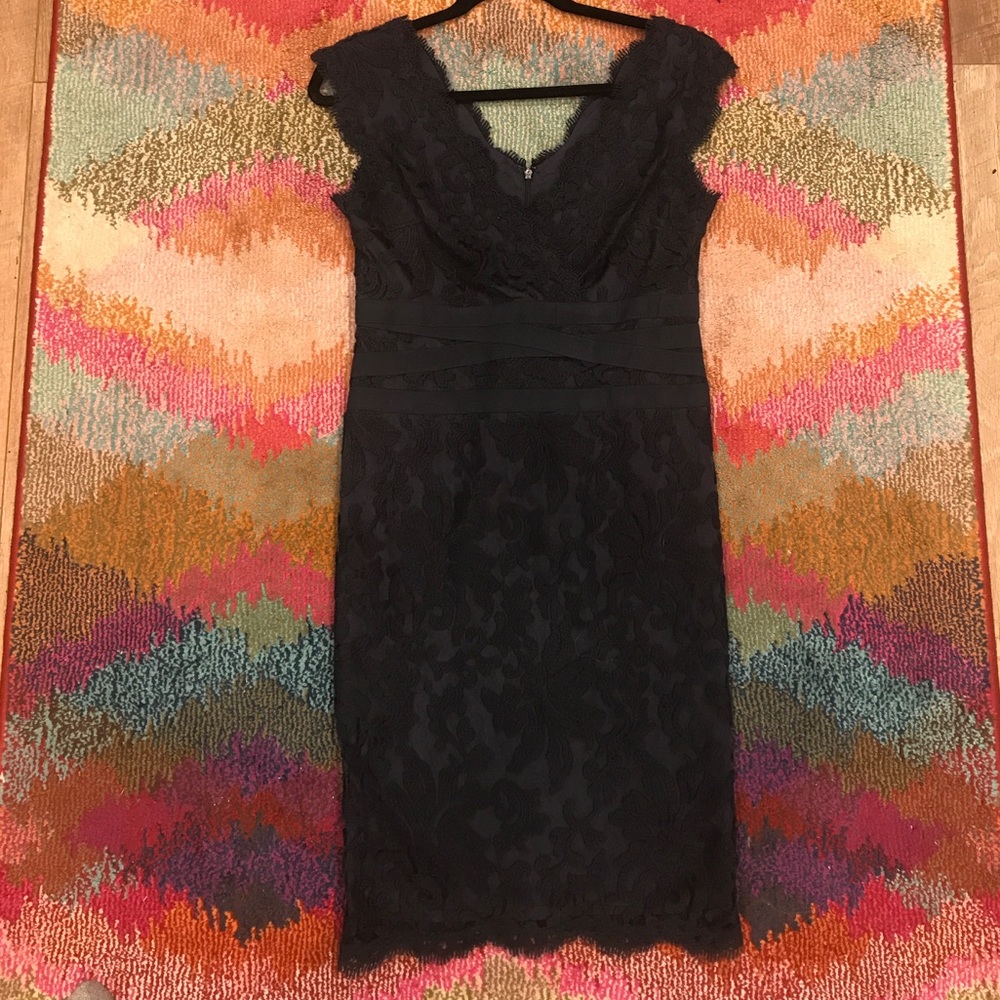 Tadashi Shoji Navy Blue Dress